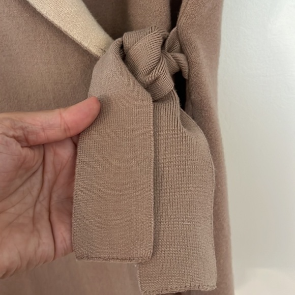 Zara beige wrap sweater size 6-7 cm 120 - Picture 4 of 5